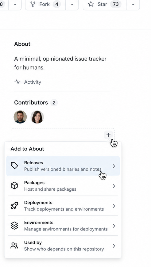 Sidebar hover add-section menu cropped